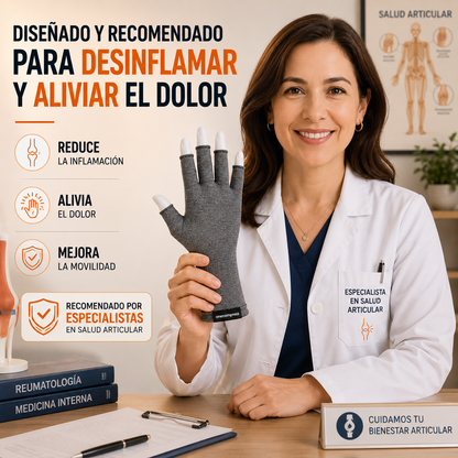 Guantes con compresión, NO MÁS ARTRITIS