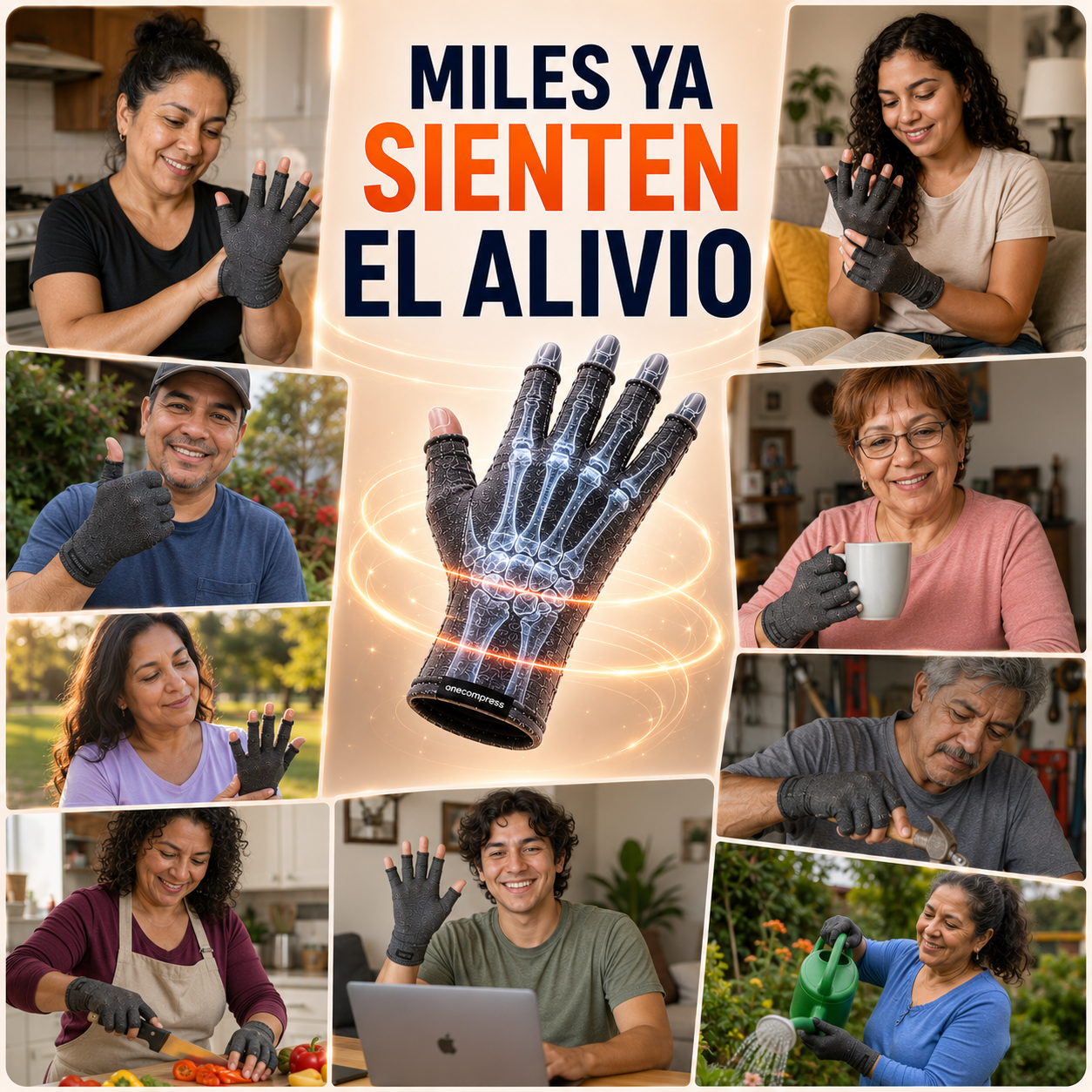 Guantes con compresión, NO MÁS ARTRITIS