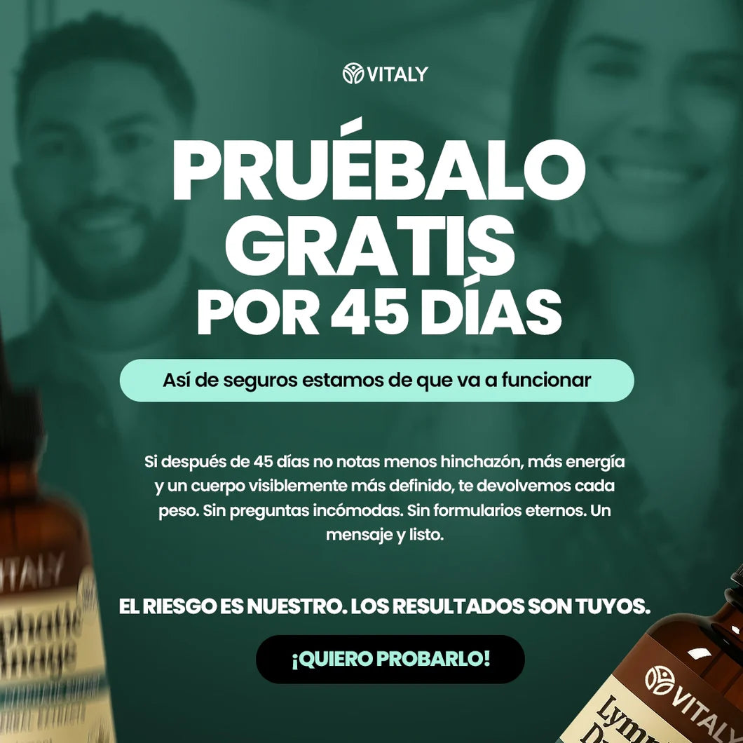 Gotas de drenaje, NO MÁS HINCHAZÓN